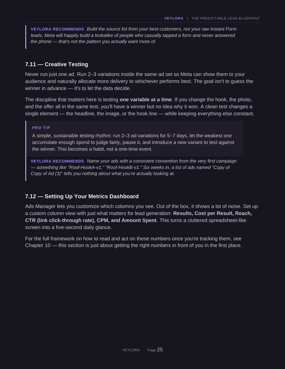 Blueprint page — Budget & Bidding (Dark Edition)